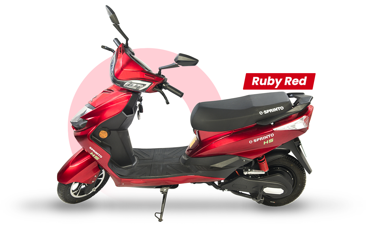 Ruby Red Scooter