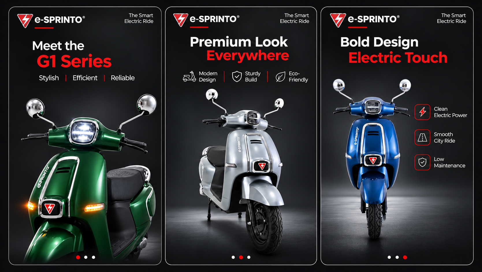 e-SPRINTO G1 family electric scooter